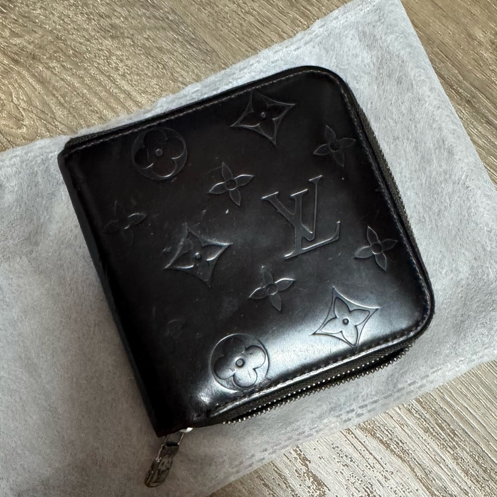 Louis Vuitton Black Embossed Wallet